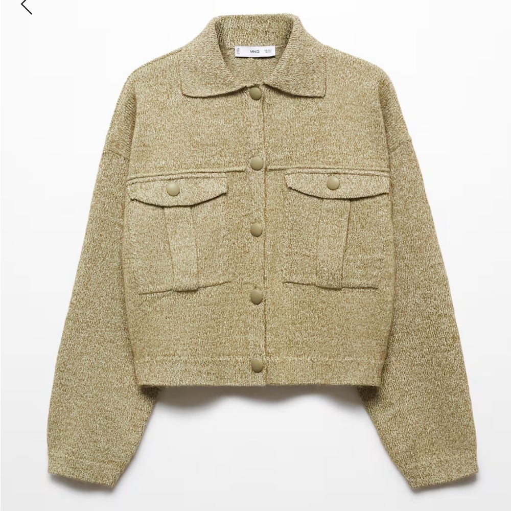 Mango Pocket Knit Jacket